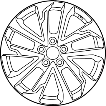 Toyota 42611-0A230 Wheel, Alloy