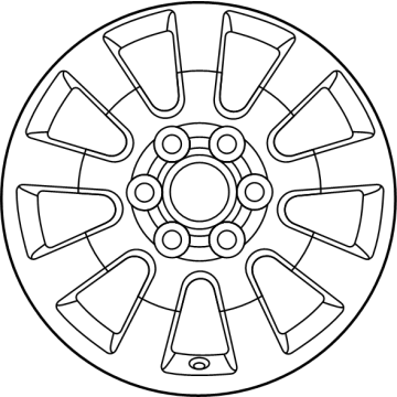 Toyota 42611-60M70 Wheel, Alloy