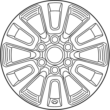 Toyota 42611-60M00 Wheel, Alloy