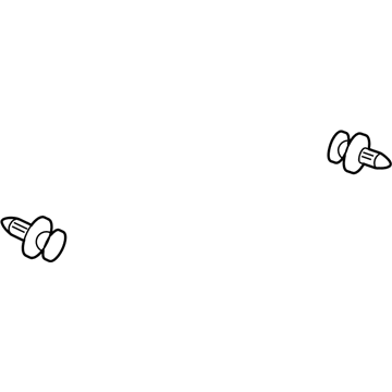 Toyota 90467-10168 Windshield Pillar Trim Clip