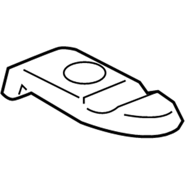 64715-48050-B0 Toyota Top Cover, Gray, Driver Side Illustration 1 of 1