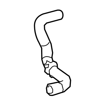 Toyota 16573-F0070 Coolant Hose