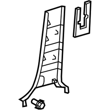 Toyota 62413-0C031-C0 Lower Center Pillar Trim