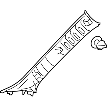 Toyota 62210-0A140-B0 Windshield Pillar Trim
