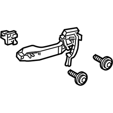 69203-02150 Toyota Handle Base, Passenger Side Illustration 1 of 1