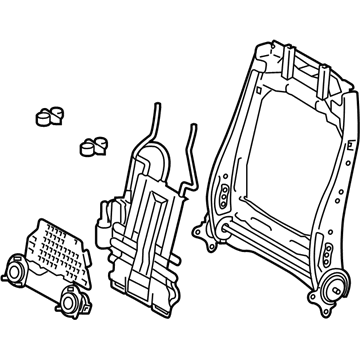 Toyota 71104-0C040 Seat Back Frame