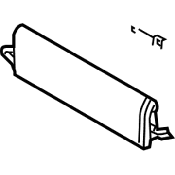 71867-AE010-B0 Toyota Cushion Shield, Driver Side Illustration 1 of 1