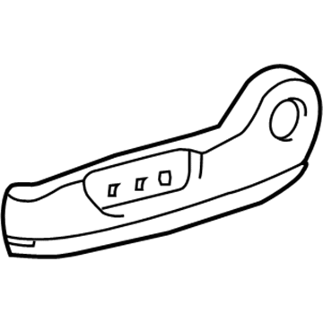 71812-AE090-B0 Toyota Cushion Shield, Driver Side Illustration 1 of 1