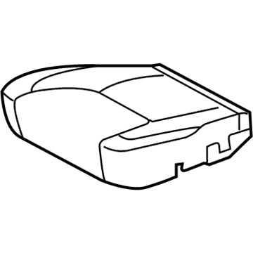 71072-AE070-B2 Toyota Cushion Cover, Driver Side Illustration 1 of 1
