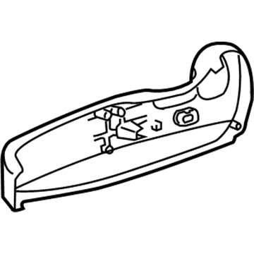 71862-AE030-B0 Toyota Cushion Shield, Inner Driver Side Illustration 1 of 1