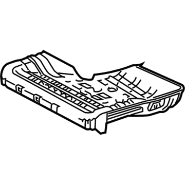 71011-AA040 Toyota Frame Sub-Assembly, Front Seat Cushion, Passenger Side Illustration 1 of 1