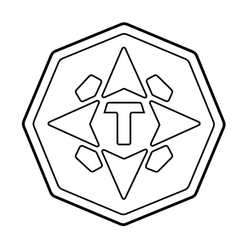 Toyota 75444-35070 Tail Gate Logo