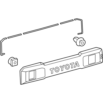 Toyota 76801-35640 Lift Gate Trim