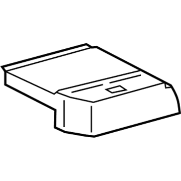 86183-0E010 Toyota Amplifier Cover Illustration 1 of 1