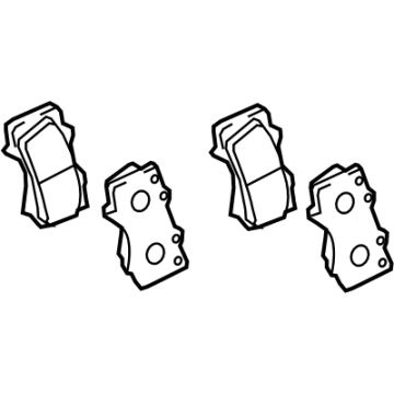 Toyota 04465-60380 Brake Pads