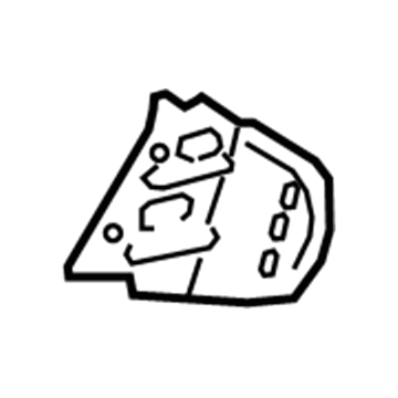 Toyota 61503-06110 Quarter Panel Reinforcement