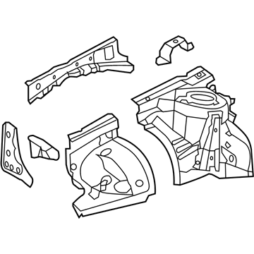 Scion 53701-21040 Apron Assembly