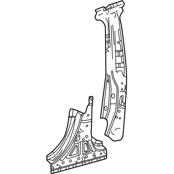 Toyota 61303-30150 Center Pillar Reinforcement
