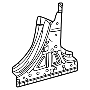 Toyota 61325-30040 Reinforcement Plate