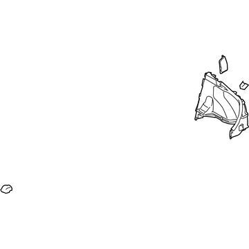 Scion 64730-21070-C0 Side Trim Panel