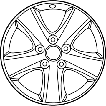 Toyota 42611-06540 Wheel, Alloy