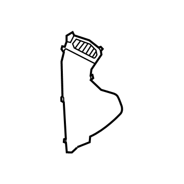 Toyota 55317-AQ020-C0 Side Panel