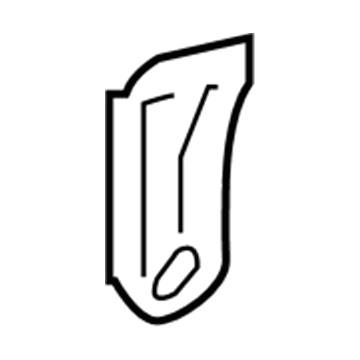 57117-02010 Toyota Retainer, Front Passenger Side Illustration 1 of 1