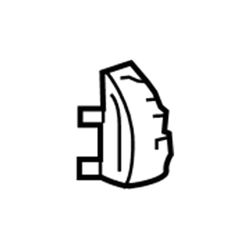 57013-02110 Toyota Bumper Bracket, Front Passenger Side Illustration 1 of 1