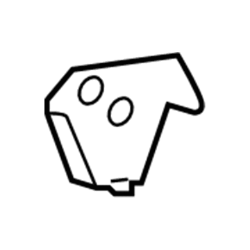 57105-02050 Toyota Mount Bracket, Front Passenger Side Illustration 1 of 1