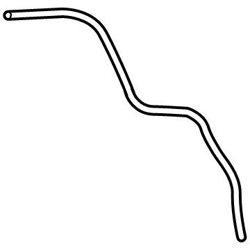 63248-42020 Toyota Drain Hose, Rear Driver Side Illustration 1 of 1