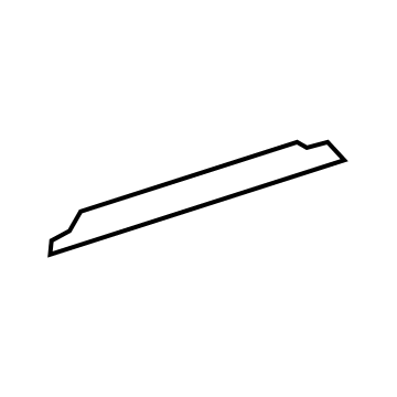 63218-42030 Toyota Front Molding, Driver Side Illustration 1 of 1
