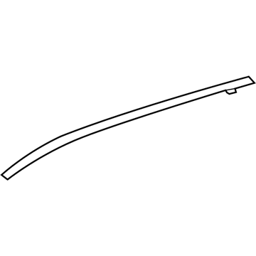 63218-42050 Toyota Side Molding, Driver Side Illustration 1 of 1