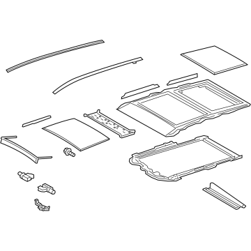 Toyota 63200-42154-B1 Sunroof Assembly
