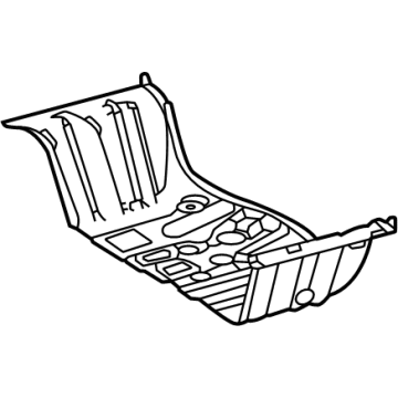 Toyota 58312-42020 Rear Floor Pan