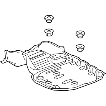 Toyota 57628-06180 Rear Shield
