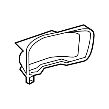 Toyota 55410-02650-C1 Cluster Visor