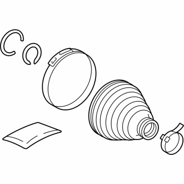 Toyota 04439-52060 Boot Kit