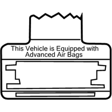 Scion 74599-48020 Info Label