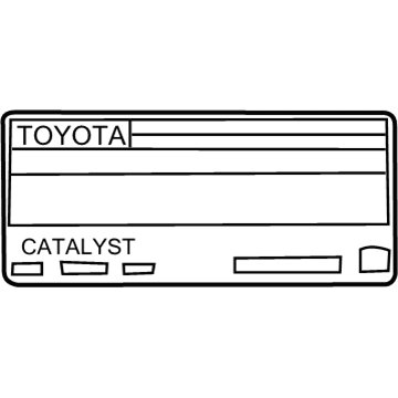 Scion 11298-28A52 Emission Label