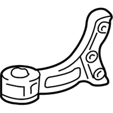 52380-04010 Toyota Front Support, Passenger Side Illustration 1 of 1