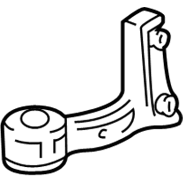 52380-04020 Toyota Front Support, Driver Side Illustration 1 of 1