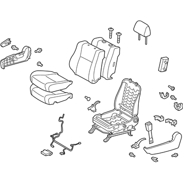 Toyota 71100-0C620-B7 Seat Assembly
