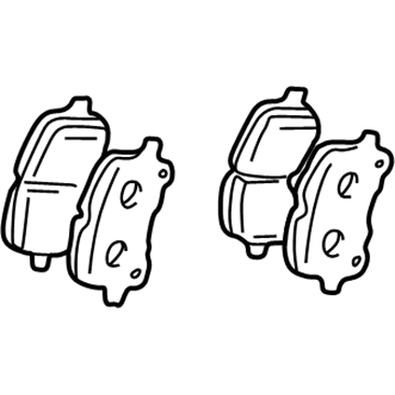 Toyota Corolla Brake Pads - 04465-02050