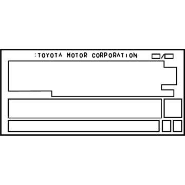 Scion 74514-33010 Info Label