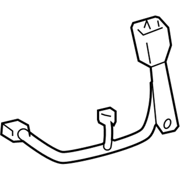 73240-60310-C0 Toyota Belt Assembly, Front Seat Inner, Passenger Side Illustration 1 of 1