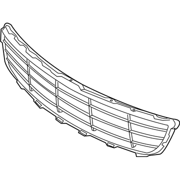 53112-52240 Toyota Lower Grille Illustration 1 of 1
