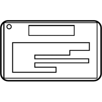 Toyota 11294-0V010 Info Label