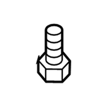 Toyota 90168-A0003 Mud Guard Screw