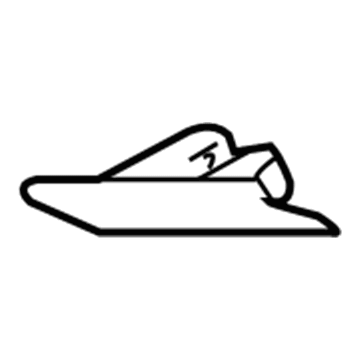 Toyota 81880-0T010 Puddle Lamp