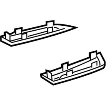 Toyota 81265-47060 MAP Lamp Lens